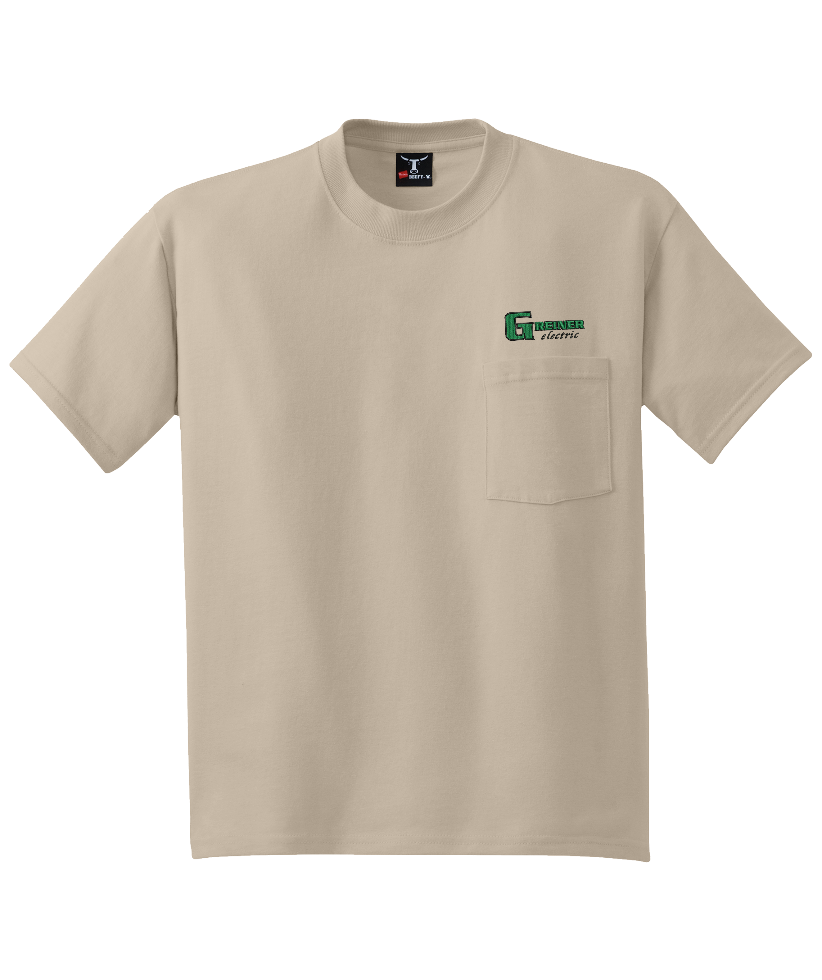 Hanes® Beefy-T® - 100% Cotton T-Shirt with Pocket - LIGHT COLORS